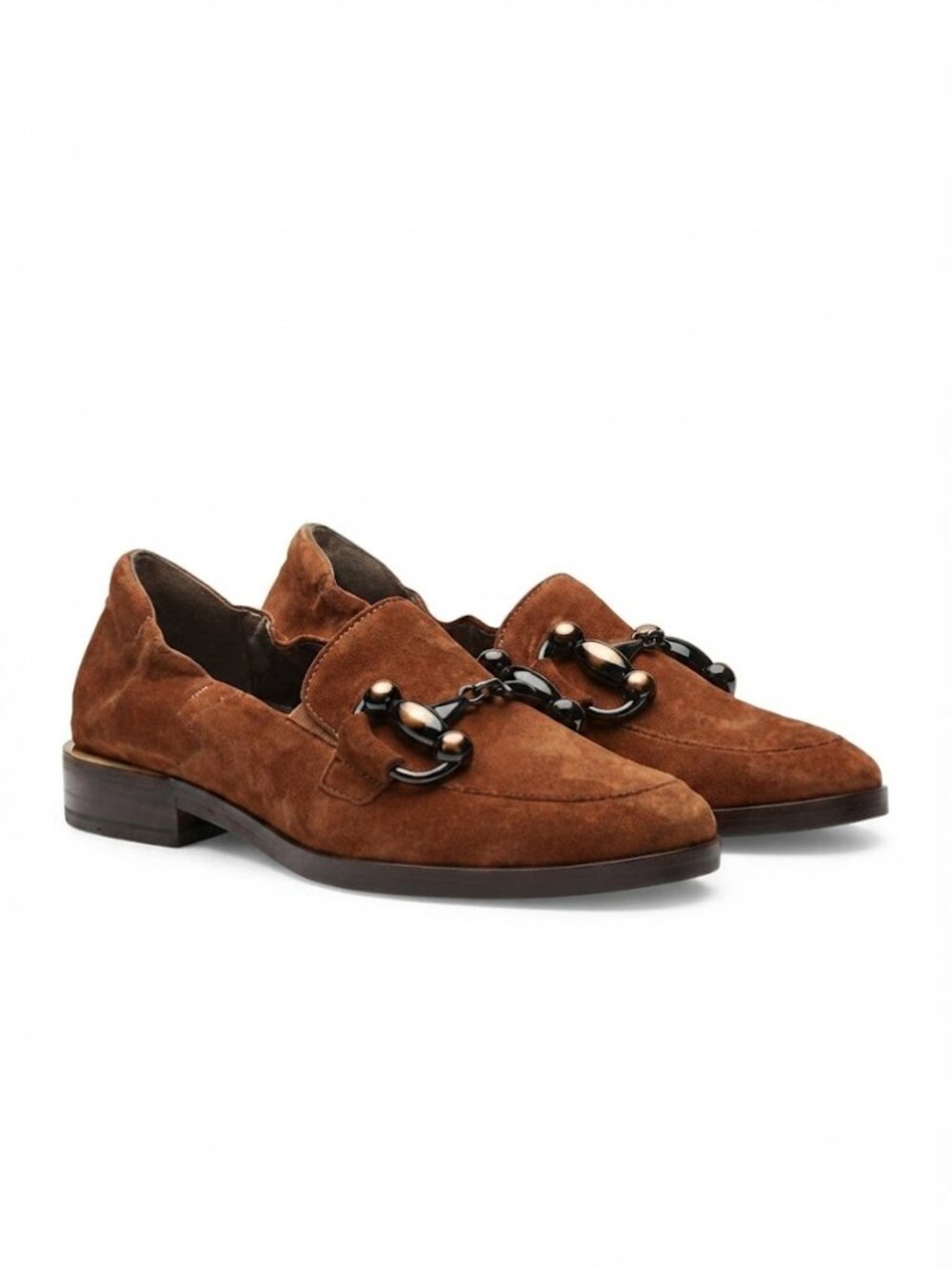 Softwaves Gladis Suede Loafer Cognac Size 9.5M